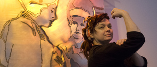 Lokal konstnär hedrar historiens stålkvinnor