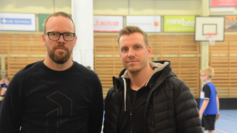 Patrik Karlsson, t.v. och Jonas Elofsson t.h. kan på fredag säkra sin andra uppflyttning med VIBK. 