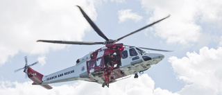 Larm: Helikopterinsats i Burgsvik 
