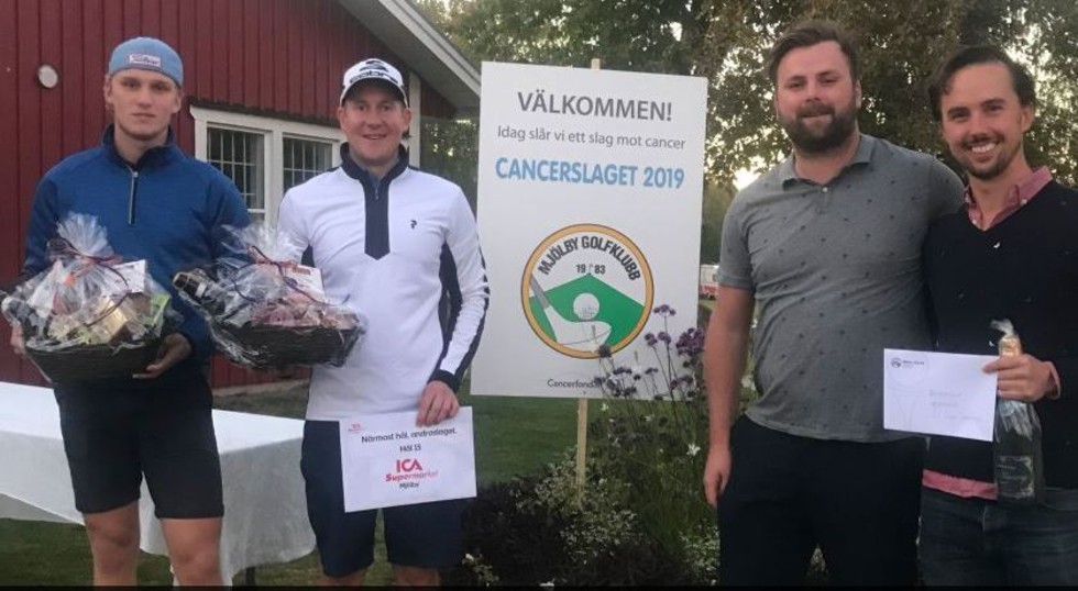 Mjölby GK kom på andra plats i Cancerfondens golftävling Ett slag 2019.
