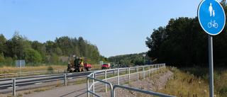 Nu ska de bygga klart gång- och cykelvägen