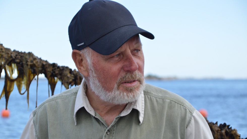 Mats Emilsson, projektledare för musselodlingen, är besviken över att kommunen inte vill stötta verksamheten.
