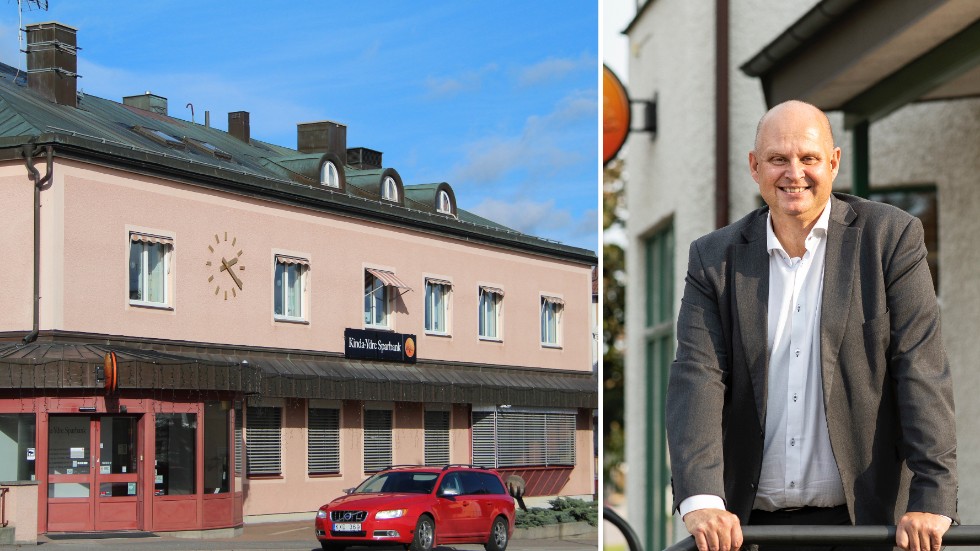 "Vi står väldigt stabila", säger vd:n Johan Widerström om hur Kinda-Ydre Sparbank påverkas av coronakrisen.