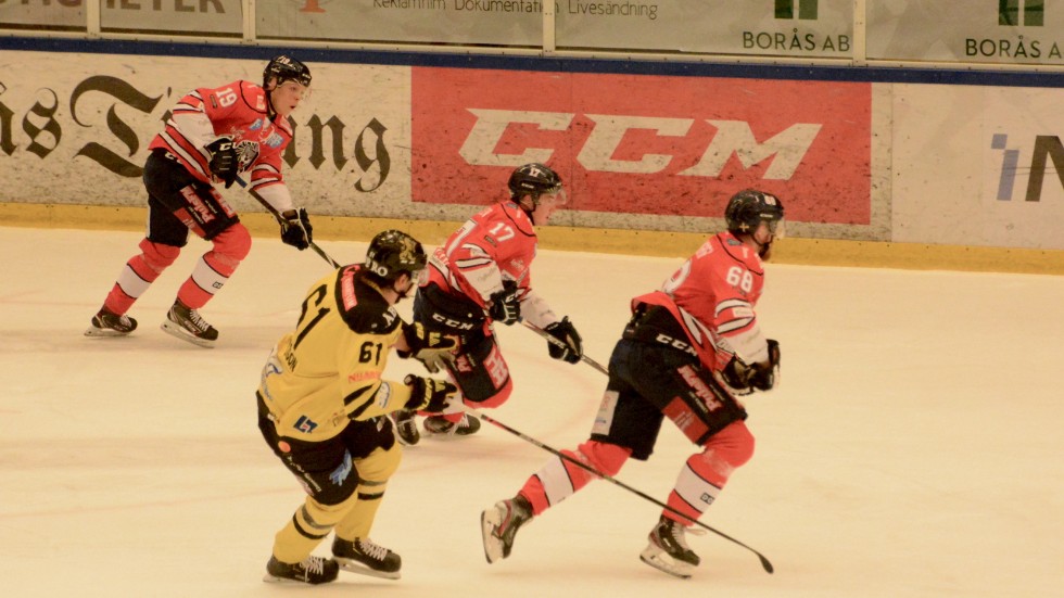 Jonatan Augustsson var en av Vimmerbys bästa spelare i förlusten mot Borås.