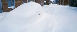 Så mycket snö har Norrbotten fått i veckan