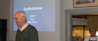 Kisa Rotaryklubb informerades om polioarbetet