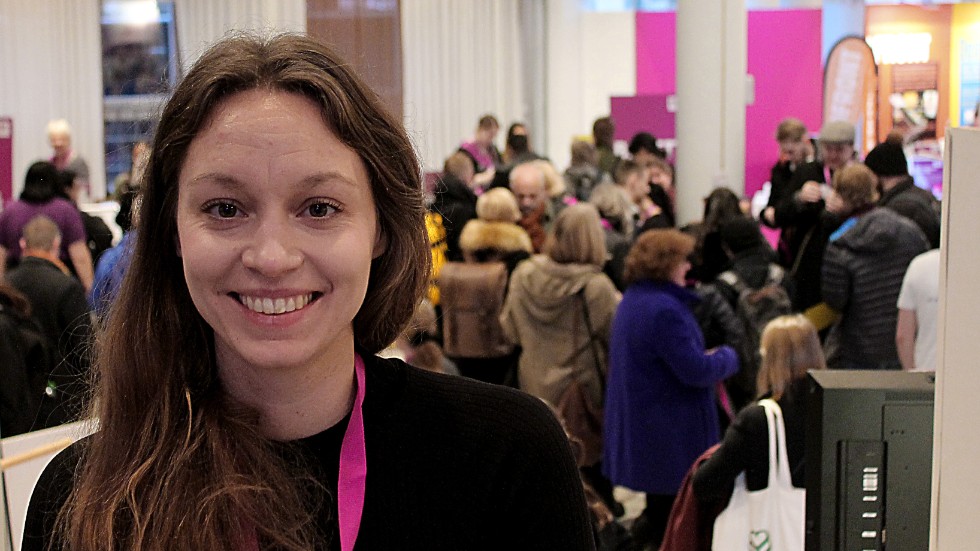 Nina Ahlén, kommunikatör, Mänskliga rättighetsdagarna, är spänd av förväntan på det tre dagar långa arrangemanget på Konsert & Kongress i Linköping.