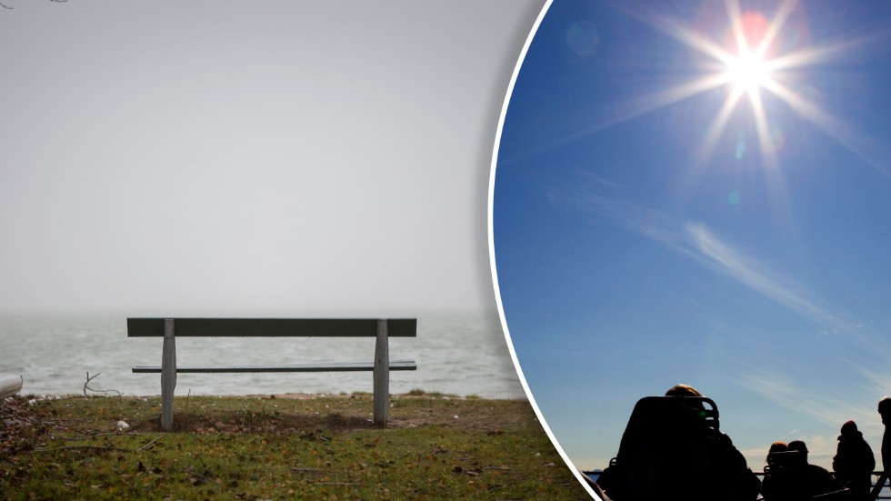 Dimma, moln och sol, dock inte samtidigt, väntas under helgen för Gotlands del. 