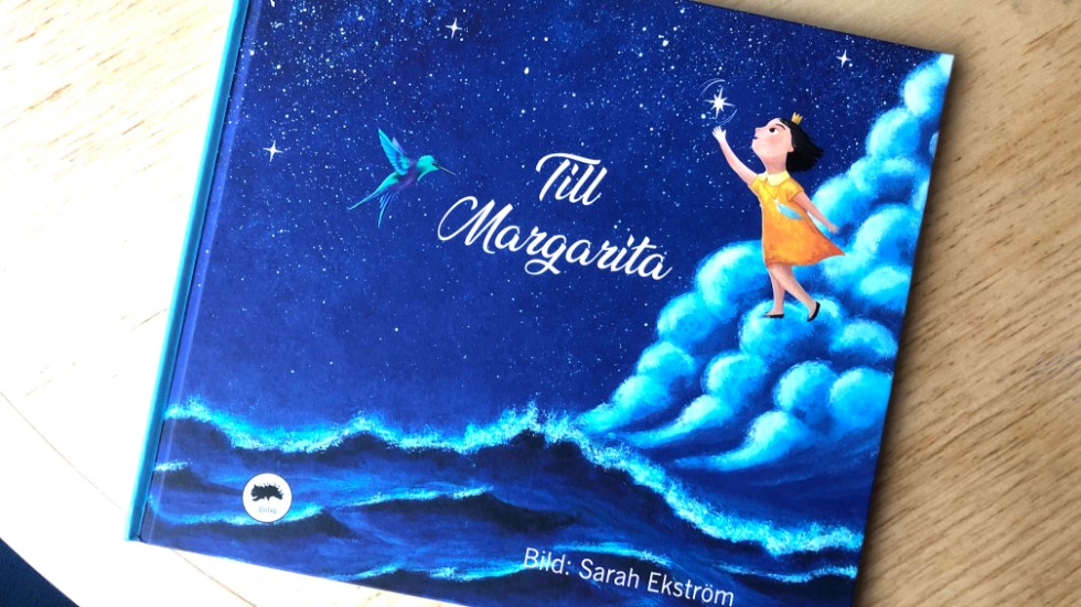 "Till Margarita" gavs ut i oktober på Vombat förlag. Sarah Ekström från Västervik har skapat illustrationerna. 