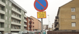 Många p-böter på gator med parkeringsförbud