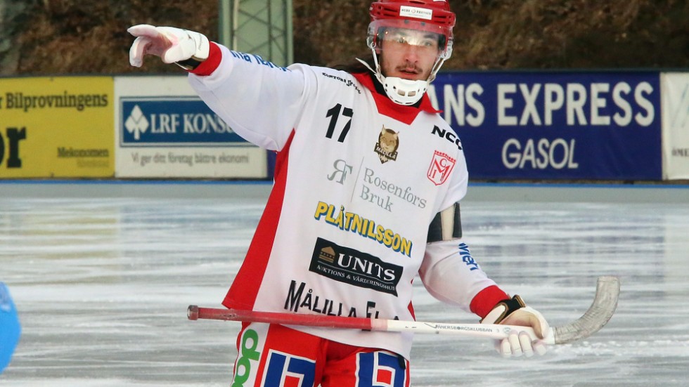Daniel Skoog ledde sitt Målilla till seger mot Fredriksberg.