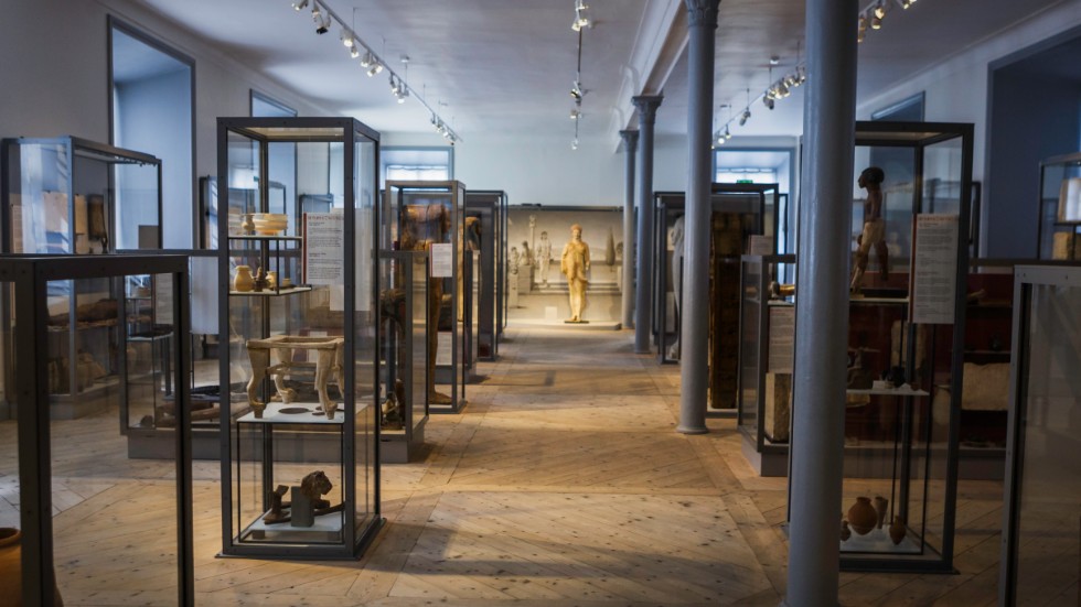 Den egyptiska utställningen är bara en av många historiska skatter som finns att beskåda på Gustavianum.