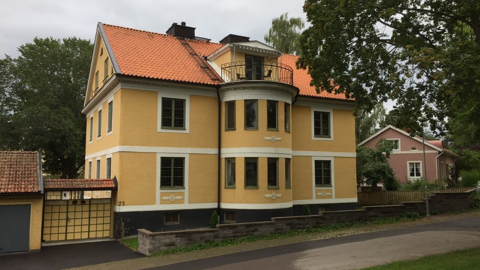 Linköpingsarkitekten Axel Brunskog har ritat villan på Kanberget. 