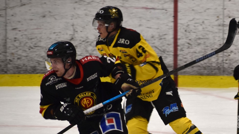 Herman Johansson och Vimmerby Hockey fick åka hem tomhänta från bortamatchen mot Dalen.