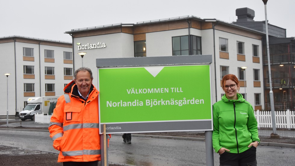 Tiden har hela tiden varit deras utmaningen. Bruno Petersson, affärschef på Norlandia,  uppger att de har haft ett mycket nära samarbete med kommunen. Hanna Malmström är verksamhetschef på Björknäsgården.