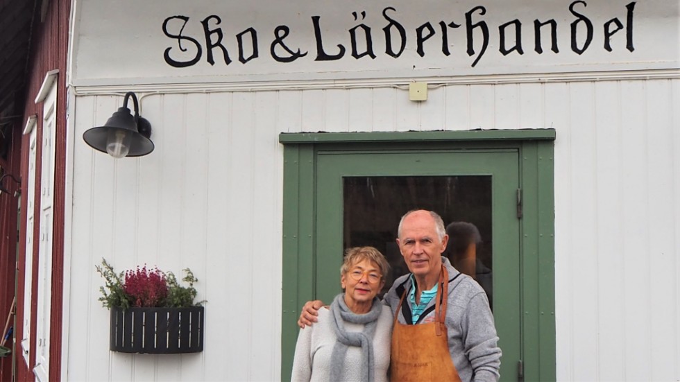Inger och Jan Sandlund började som lärare och psykolog. Nu har de tillsammans drivit Böle Garveri i över 30 år.