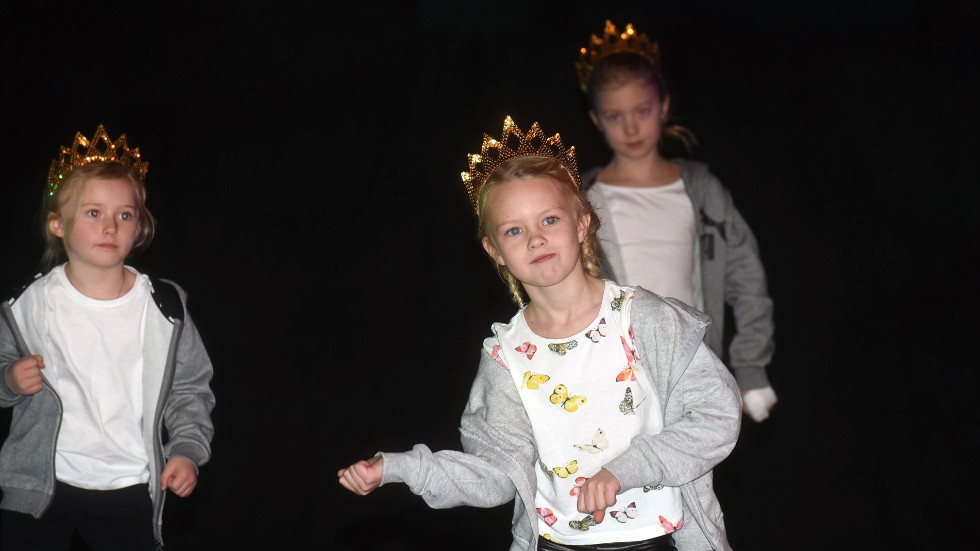 Barndans för födda 2012 och 2013 hade prinsesstema på sitt nummer.