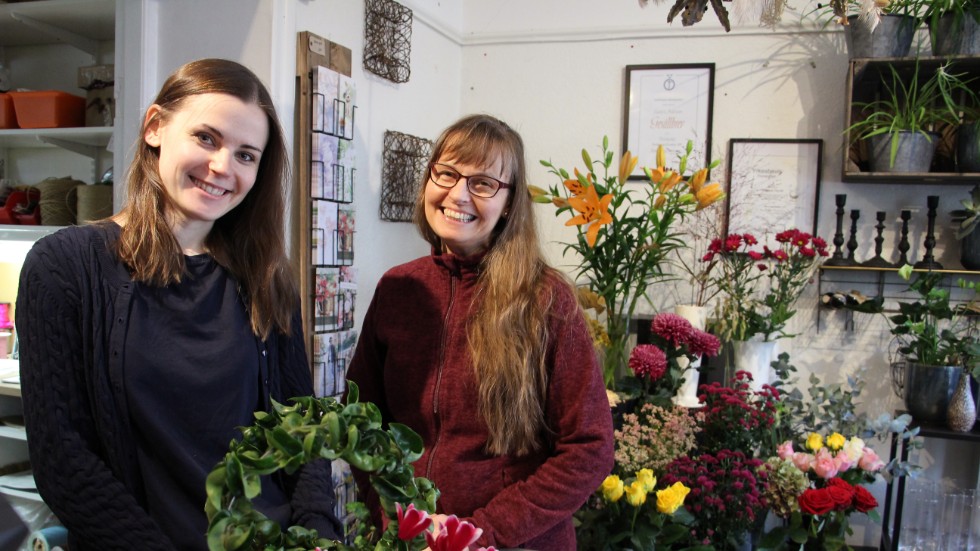Therese Nordh och Susanne Andersson driver Anders blommor sen snart två år tillbaka. Butiken har funnits sen 50-talet.