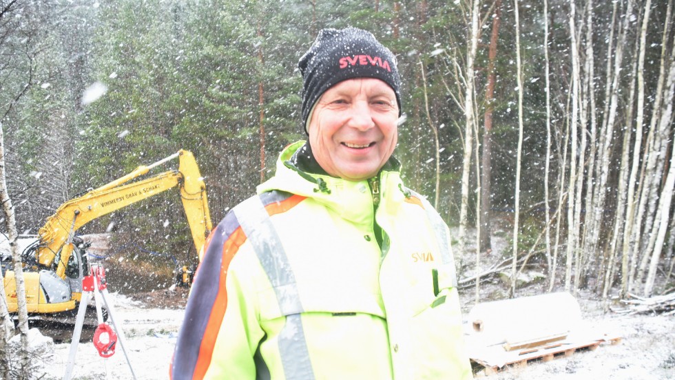 Kjell Karlqvist är arbetsledare på Svevias driftområde Vimmerby.