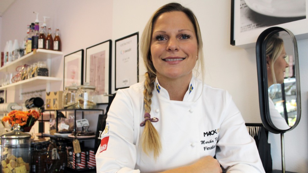 I januari öppnade Marika Karlsson eget café i Norrköping och hon älskar sitt jobb. Hon satsar gärna på veganska alternativ och hennes bidrag till  mack-SM är växtbaserat.