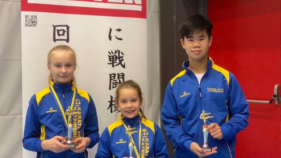 Ellen Karlsson, Leila Karlsson och Anthony Vu fick alla tre stora framgångar i Ippon Karate Open.