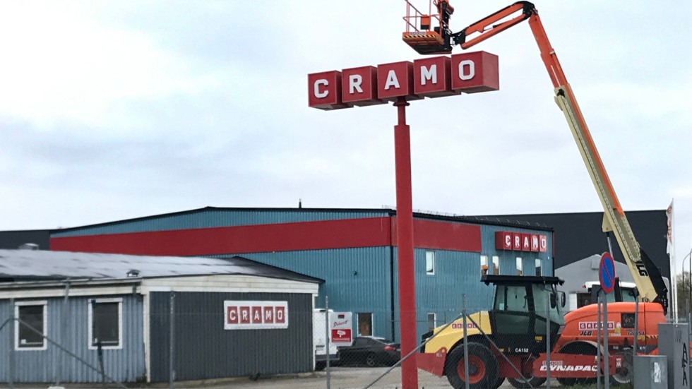 Cramo har vuxit ur sina gamla lokaler på Gustafsvägen som har byggts ut i etapper sedan 1960-talet. 