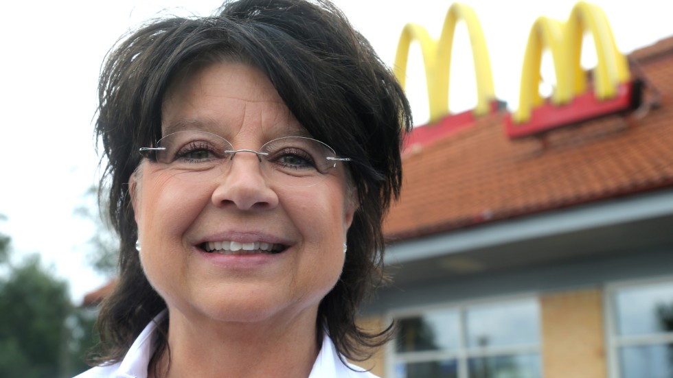 Carina Eriksson har köpt McDonalds i Ödeshög.