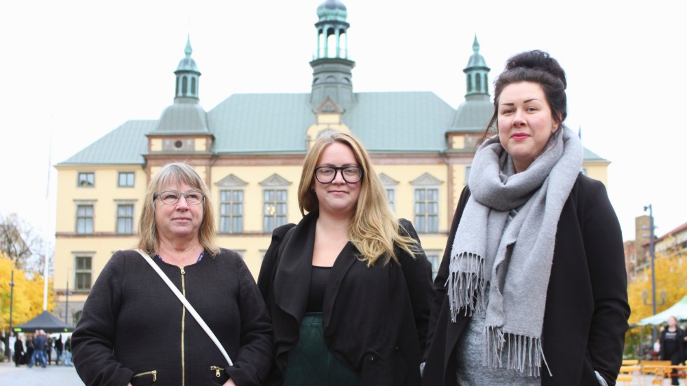 Gunnel Eriksson, Elin Magnusson och Ida Vesterberg är initiativtagare till debattartikeln. 