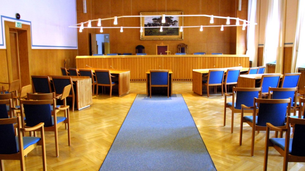 Rättssalen med sitt parkettgolv och påkostade träpaneler har sett likadan ut i decennier. Den här bilden togs 2002.