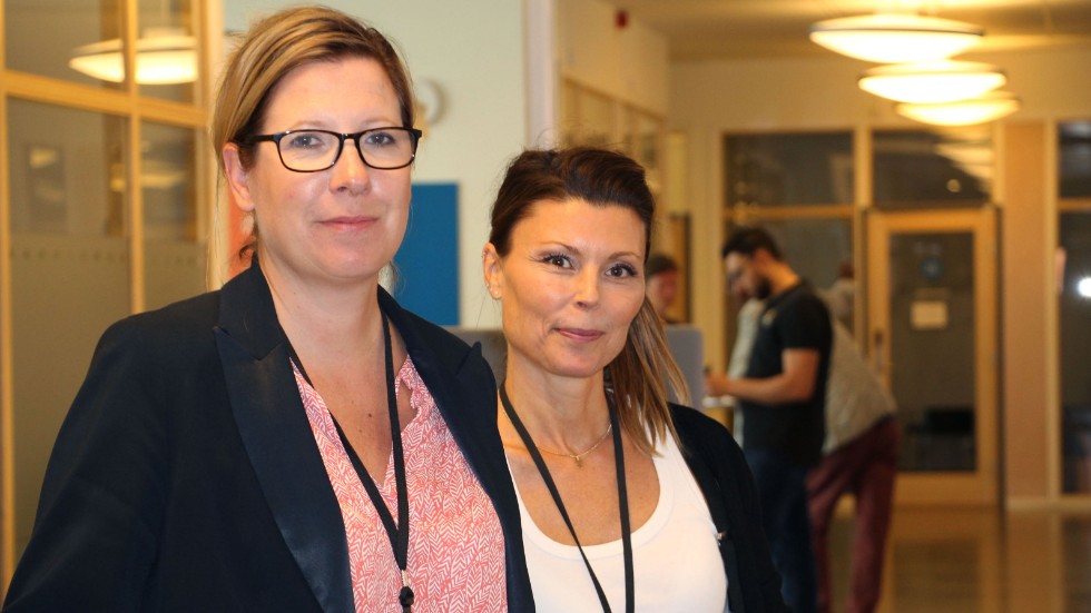 Anna Bergqvist och Fia Blixt arbetar på Arbetsförmedlingen i Norrköping.
