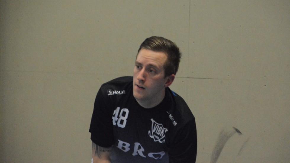 Victor Wall var, med bland annat tre mål, bästa VIBK-spelaren mot Nybro. 