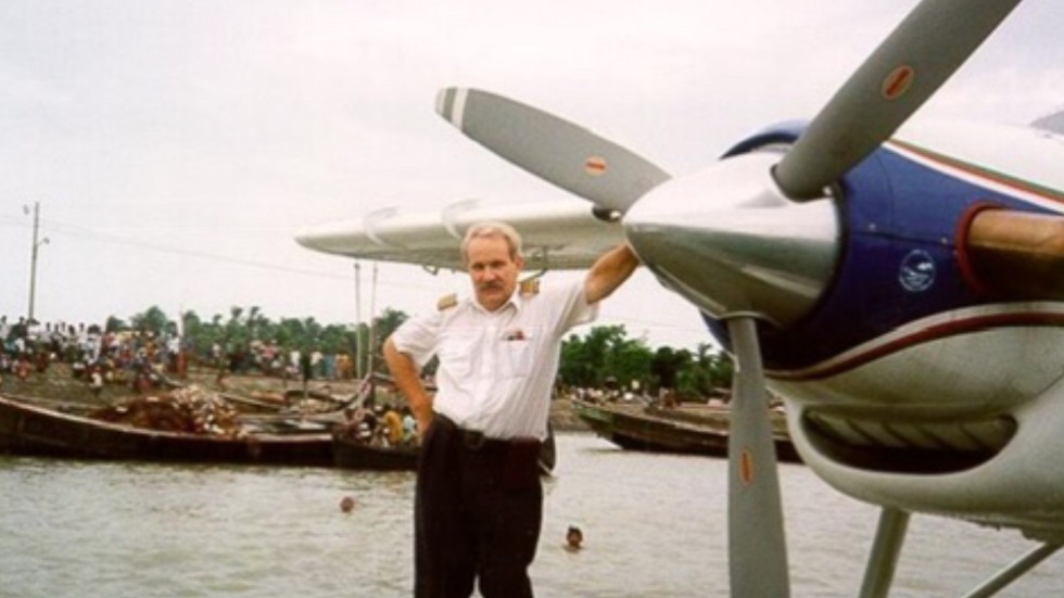 John-Olof Holmström har över 20 000 flygtimmar under sina 42 år som pilot.