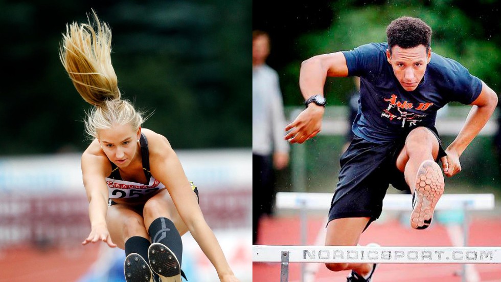 De båda talangerna Maja Åskag och Benjamin Tinglöf gör upp om medaljerna under årets Ärlaspel.