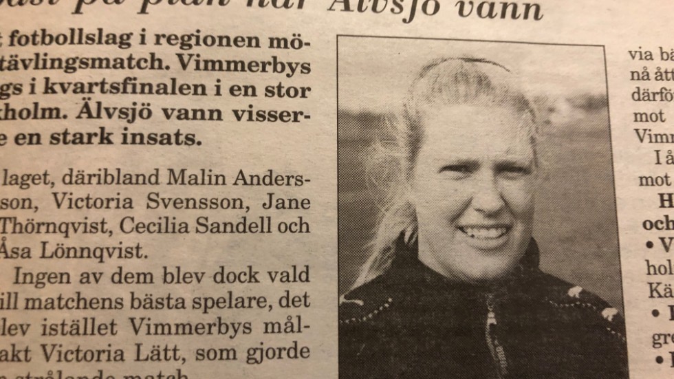 2000. VIF-målvakten Victoria Lätt var strålande mot svenska mästarna. 