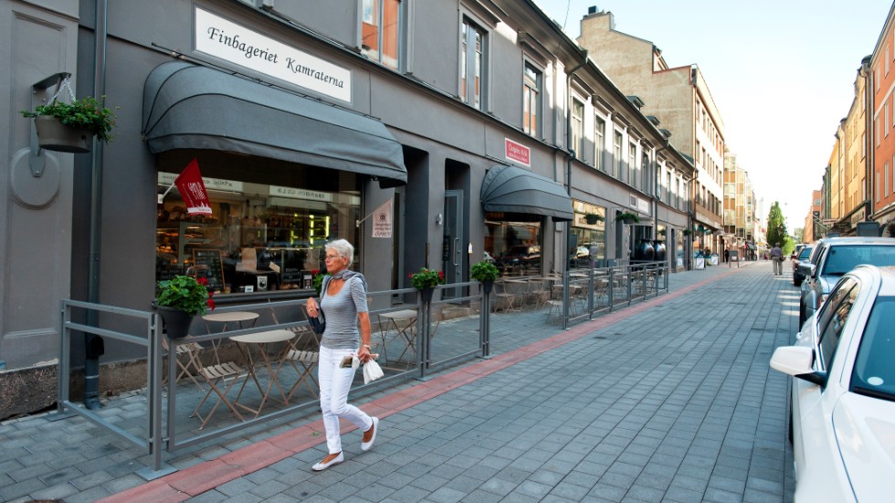 Här på Hospitalsgatan öppnar Landerholms inom kort sin fjärde brödbutik/bageri i Norrköping.