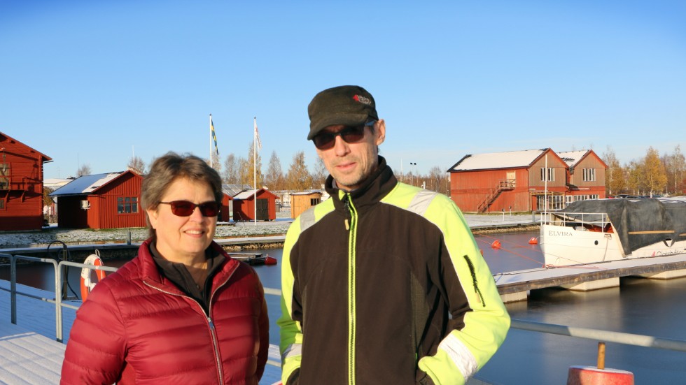 Karin Lindström och Tomas Lindbäck som äger Västra kajens camping har noterat en ökning av antalet campingnätter under 2019.