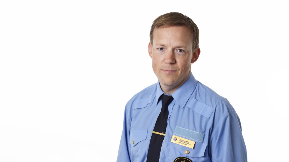  Polisens presstalesperson Björn Öberg. 