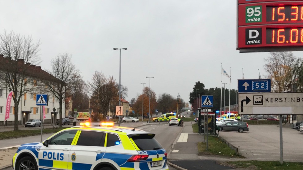 En trafikolycka inträffade i katrineholm vid niotiden på fredagsförmiddagen.