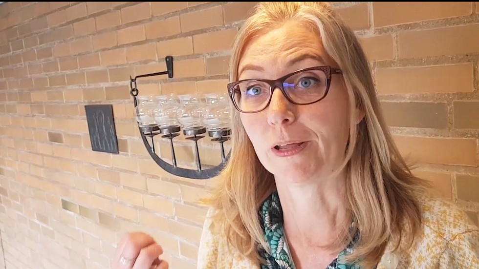 Erica Månsson är projektledare för litteraturfestivalen  "Vimmerby Berättar."