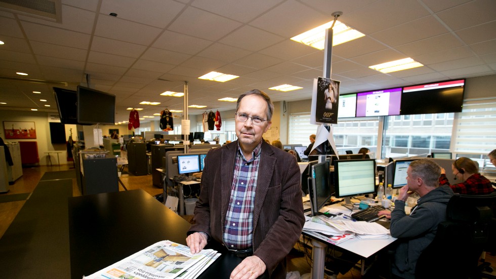 Håkan Holmberg, tidigare politiskt chefredaktör på Upsala Nya Tidning.