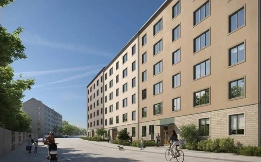 Lindbäcks bygger 102 lägenheter till Stockholmshem i fabriken i Piteå.