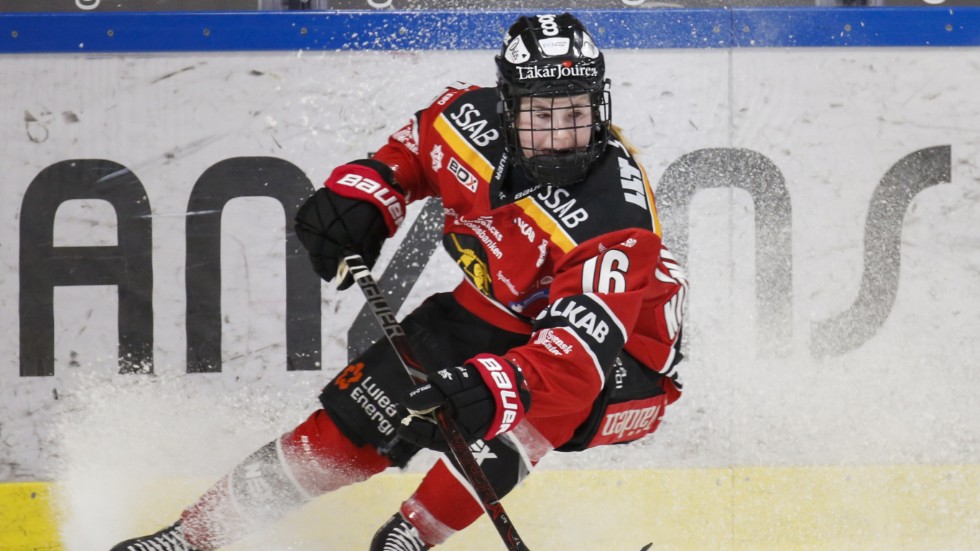 Petra Nieminen gjorde mål mot Leksand. (Arkivbild)