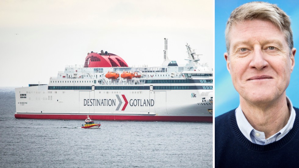 Christer Bruzelius säger att det inte varit ovanligt många fel på M/S Visborg - jämfört med de andra fartygen. 