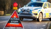 Polisen "vittne" till trafikolyckan på Stockholmsvägen