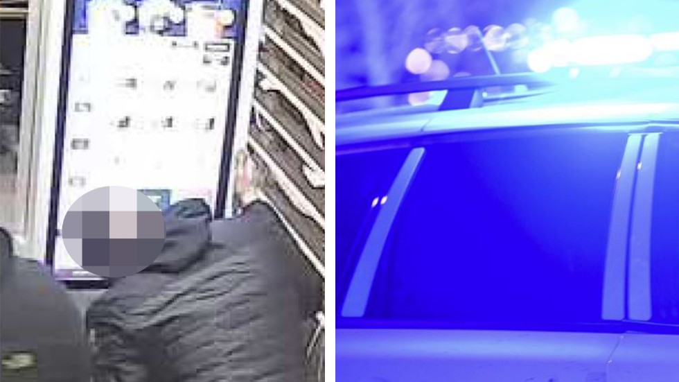 Den 21-årige mannen filmades av en övervakningskamera när han skallade sönder en beställningsautomat på McDonalds i Ryd. 