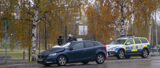 Olycka med flera bilar på Trädgårdsgatan