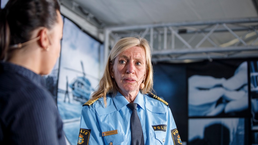 Carin Götblad, polischef för region Mitt. 