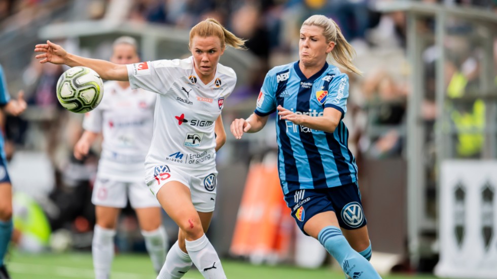 Jessica Samuelsson var tillbaka på fotbollsplanen i helgen mot Djurgården.