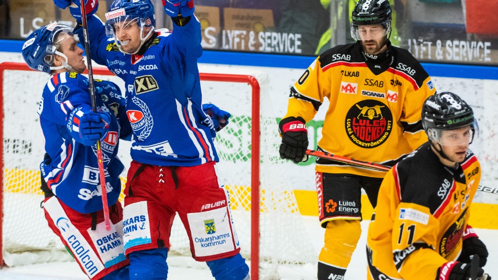 Luleå Hockey fick segersviten bruten mot seriejumbon Oskarshamn. Det efter en lagmässig kollaps i den andra perioden.