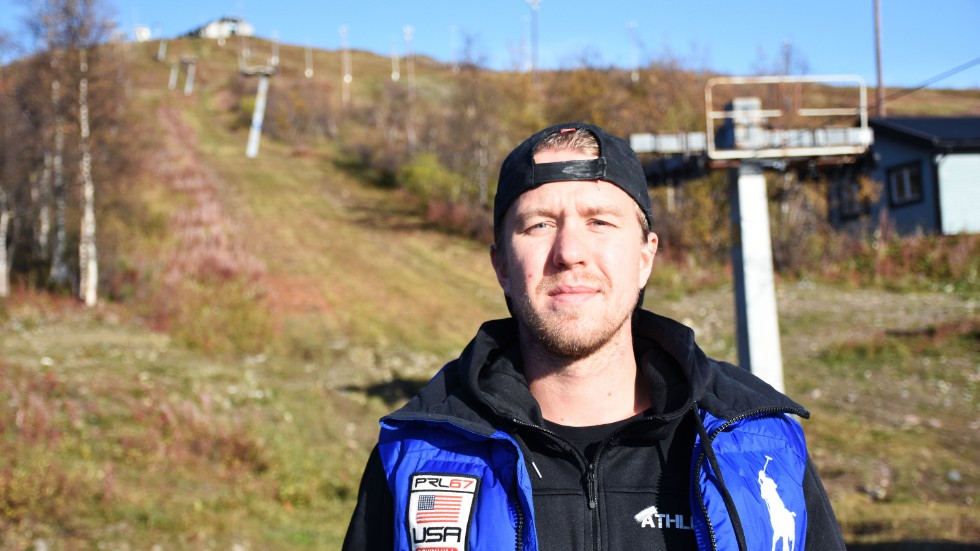 Pontus Josefsson gick upp och ner för Luossabacken 60 gånger. "Jag fick gräva djupt i källaren för att hitta energi", säger han. 